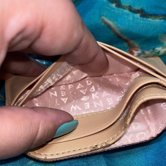 Kate Spade Rose Gold Card Wallet - Picture 6 of 14